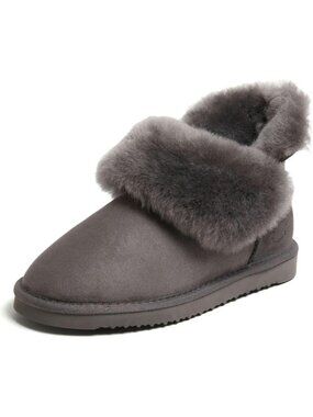 Cozy Women's Shearling Boot Slippers - Water Resistant, Perfect for Winter